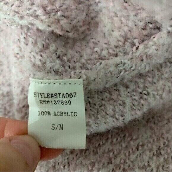 Altard State Sweater Small Medium Pink Soft Cozy Crop Knit Cottagecore - Picture 7 of 8